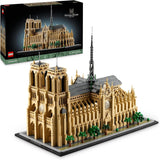 LEGO Architecture Notre-Dame De Paris, Voksensamlerobjekt, Frankrig Souvenir, Gave til Kvinder, Mænd, Globetrottere og alle historieentusiaster, Arkitektonisk model 21061 Byggesæt Besuche den LEGO-Store Standardtitel