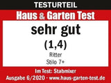 Ritter Stilo 7 plus Kabelloser Stabmixer, Pürierstab Mit Akku Aus Vollmetall, Made in Germany, Silber Kitchen Naty Shop