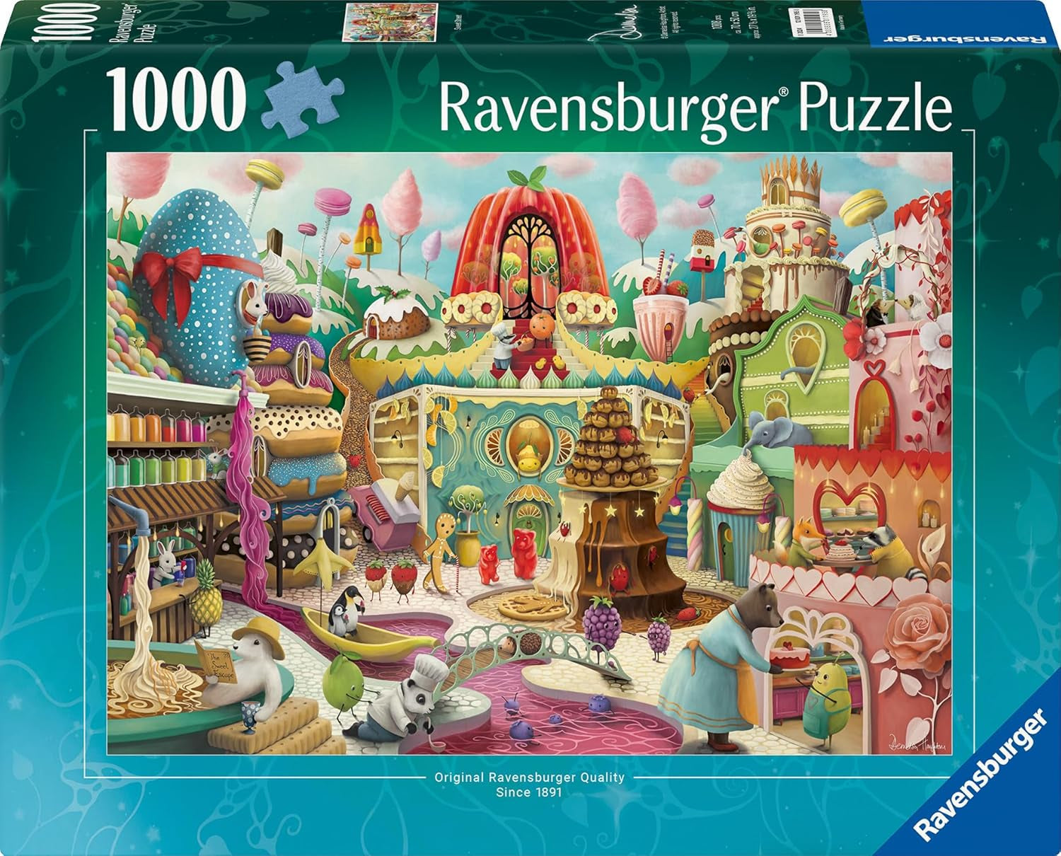 Ravensburger Puzzle 12001195 - Sweet Street - 1000 brikker puslespil til voksne og børn over 14 Puzzle Naty Shop