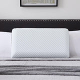 LUCID memory foam pude med gel 40x60 cm - åndbar - kølende effekt - vaskbart betræk - Oeko-Tex certificeret pude, hvid