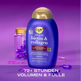 OGX Biotin og kollagen shampoo, 385 ml Brusebad og bad Naty Shop