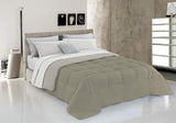 Italiensk sengetøj, vinterdyne, taupe/creme, 250X200Cm Dyner og dyner Naty Shop Tortora/Panna 150 X 200 Cm