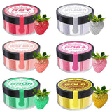 Spiselig glitter, sæt med 6 nuancer, 5 gram Glitter Naty Shop