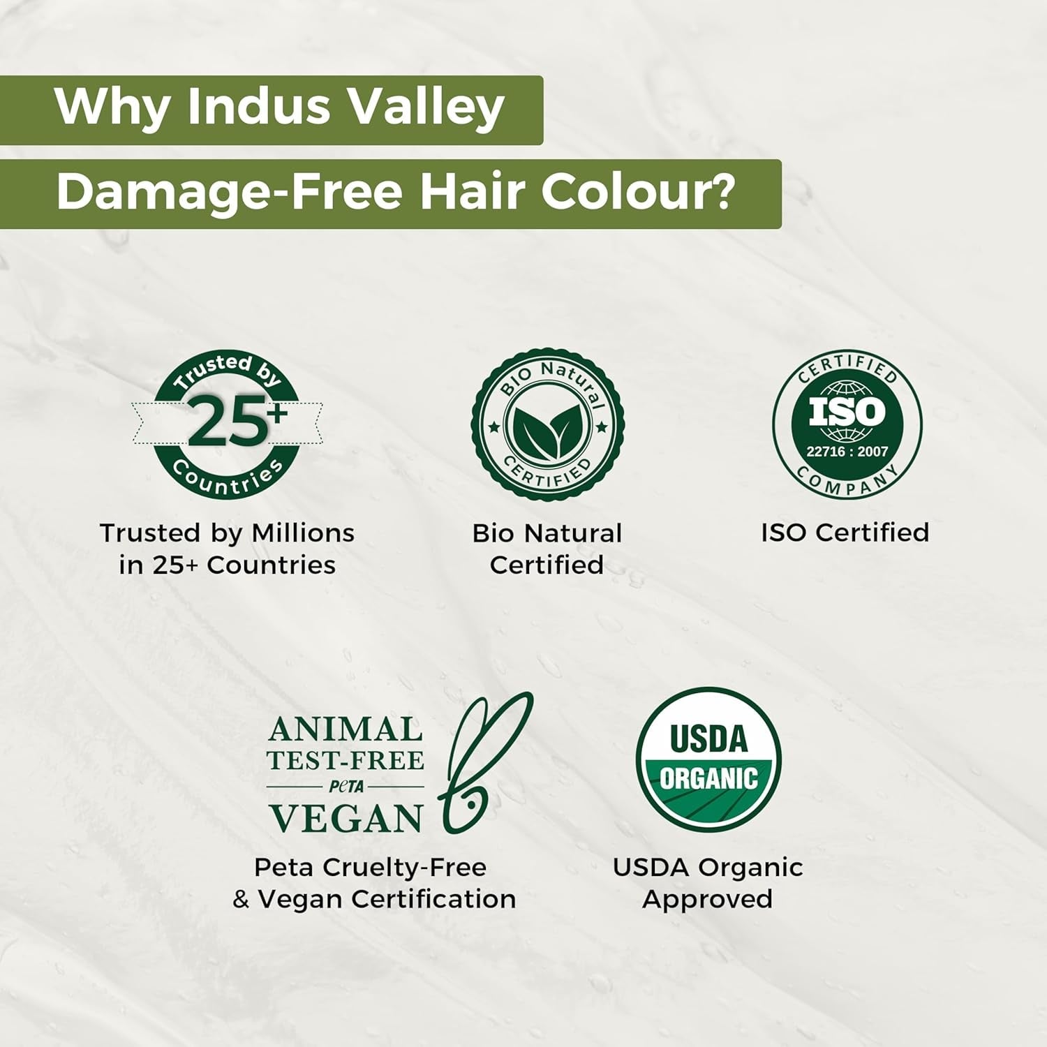 Indus Valley Natural Damage Free Gel Hårfarve | Ammoniakfri, vegansk og grusomhedsfri | Op til 100 % grå dækning, langtidsholdbare resultater | Lys kastanje 5.0 (20 gram + 200 ml) Naty Shop hårfarve