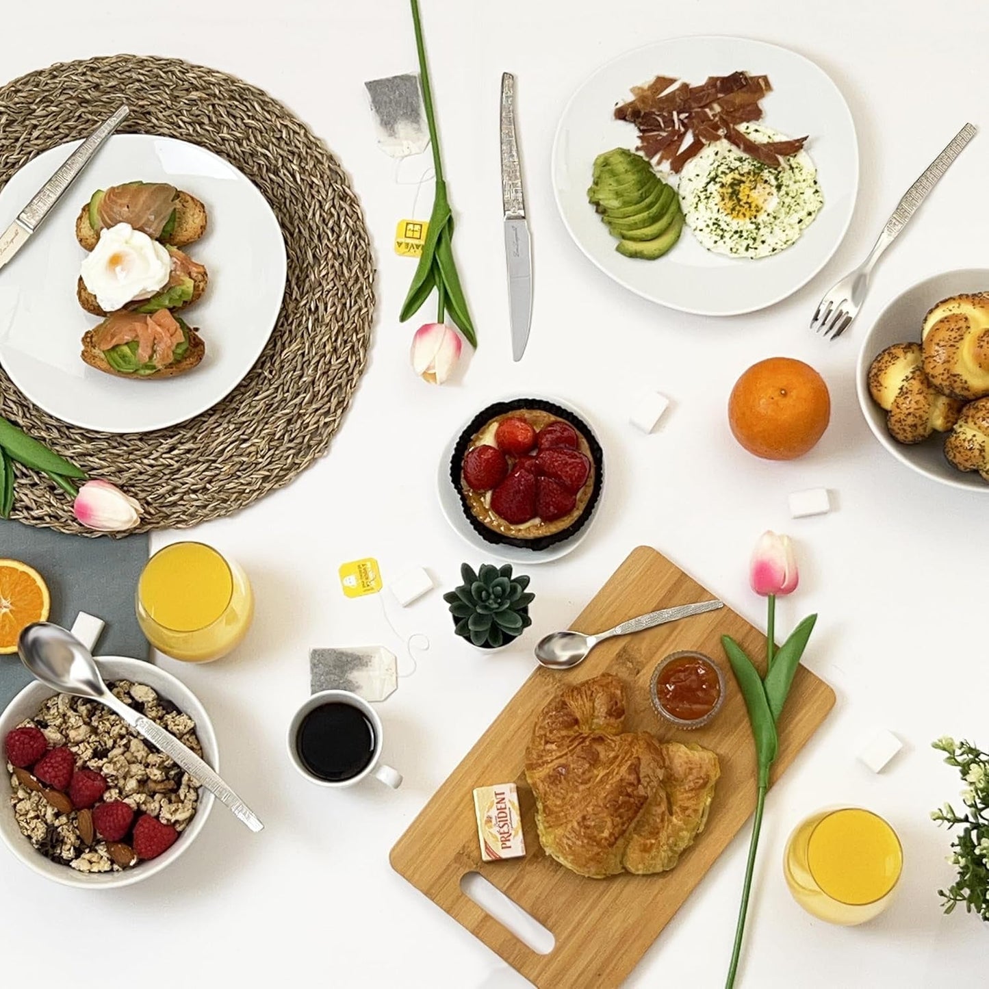 JET bestik med skinnende design, enestående bestiksæt, 30 dele Naty Shop Kitchen