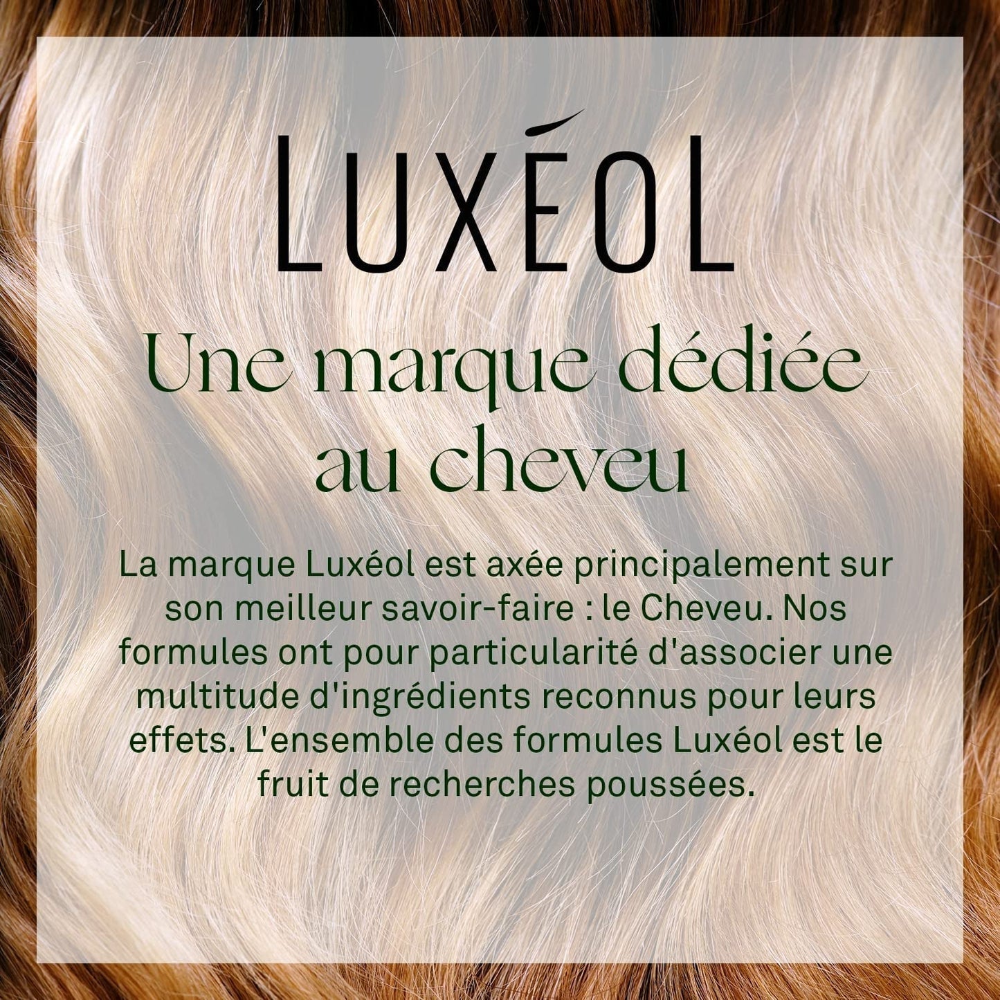Luxeol Progressive Hair Loss 2-I-1, program i 1 måned - 14 flasker 6 ml Luxeol hårpleje