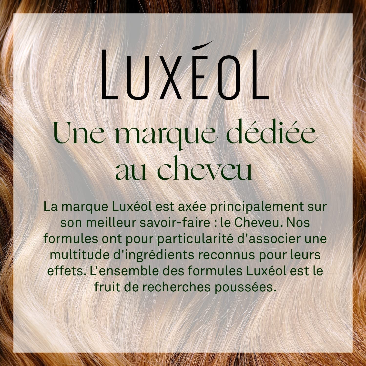 Luxeol Progressive Hair Loss 2-I-1, program i 1 måned - 14 flasker 6 ml Luxeol hårpleje
