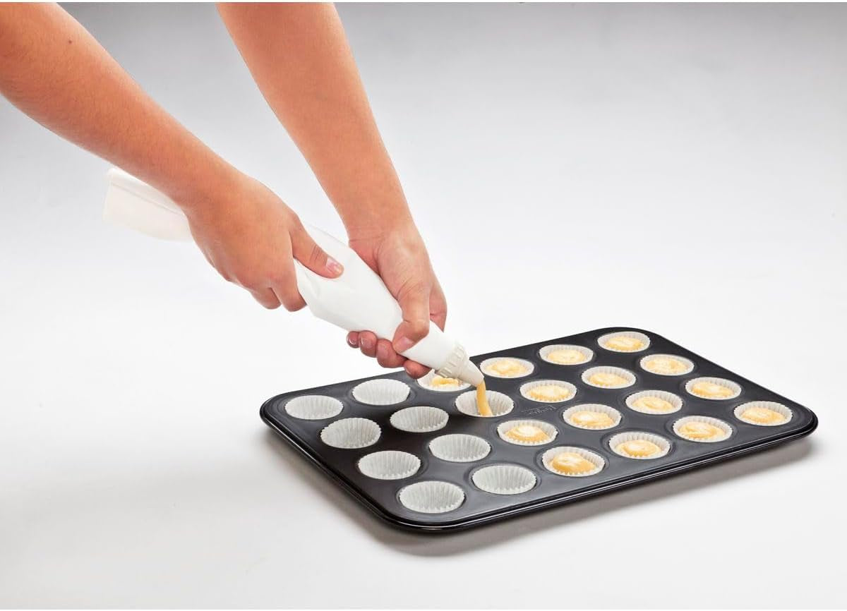 Zenker 6541 Black Metallic 24Er Mini-Muffinform – Antihaftbeschichte Für Perfekte Mini-Muffins, Ø 4,5 Cm, ​​Made in Germany Forme og bageplader Naty Shop