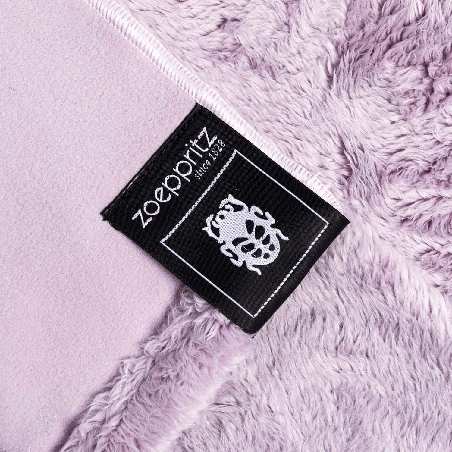 Reborn Bliss Blanket - Hyggeligt imiteret pelstæppe - Fluffy og luksuriøst imiteret pelstæppe med glat ryg - 140X190 Cm - 310 Rose - By "Zoepritz since 1828" Senge og dyner 'zoepritz since 1828'