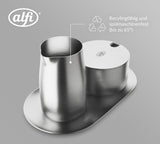 alfi MÆLK OG SUKKER SÆT, mat finish, højkvalitets rustfrit stål mælke- og sukkersæt, elegant design, tåler opvaskemaskine, holdbart