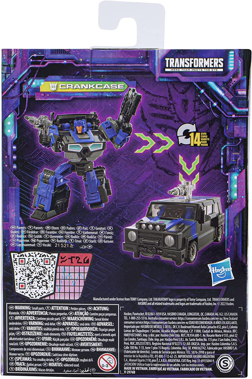 Transformers Generations Legacy Toy 14 Cm Large Deluxe Krumtaphus Action Figur, alder 8+ Actionfigurer Naty Shop