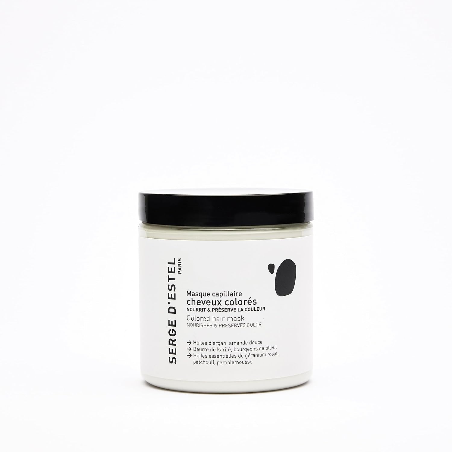 SERGE D'ESTEL PARIS Hårmaske 250g Nærer, reparerer og blødgør farveskadet hår Vegansk formel, 250g Naty Shop hårmaske Standard titel