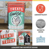 Nostalgic-Art Box med retro smag, 1,3 l, Good Cat Treats - gaveidé til katteejere, i vintage design, i vintage design Mad opbevaringsæsker Naty Shop