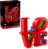 LEGO Art Love byggesæt til voksne, boligdekoration, valentinsdag og mors dag gave, gave til kvinder og mænd, kreativ aktivitet for kunst- og designelskere 31214 byggesæt Besuche den LEGO-Store standard titel