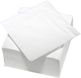 ARTS DE LA TABLE 100 bomuldsservietter, 2-lags, 33 X 33 Cm, hvid (pakke med 4)