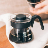 4977642019126 Karaffel til servering af kaffe V60 700 ml VCS-02B, glas, farveløs, 17,3 x 14,1 x 13 cm