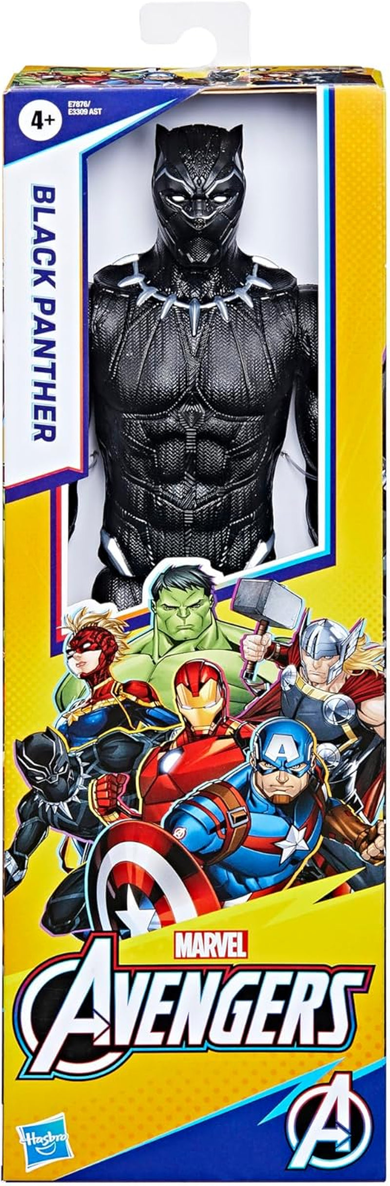 Marvel Avengers Titan Hero Series Black Panther, 30 cm høj actionfigur Actionfigurer Naty Shop