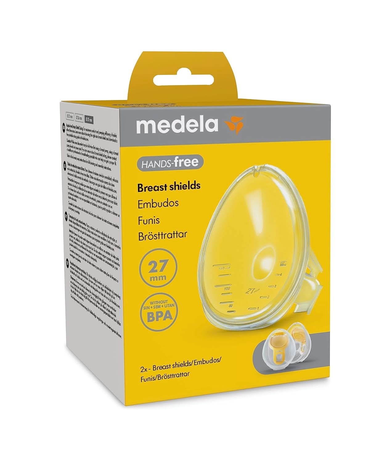Brystbeskyttere Medela håndfri, uden BPA Tilbehør Mad og Amning Bebe Naty Shop