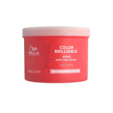 Wella Professionals Invigo Color Brilliance - Shampoo, balsam og farvebeskyttelsesmaske til fint og tykt farvet hår - med E-vitamin, antioxidanter og lav pH - udglattende og nærende Hårmaske Naty Shop Mask 500ml