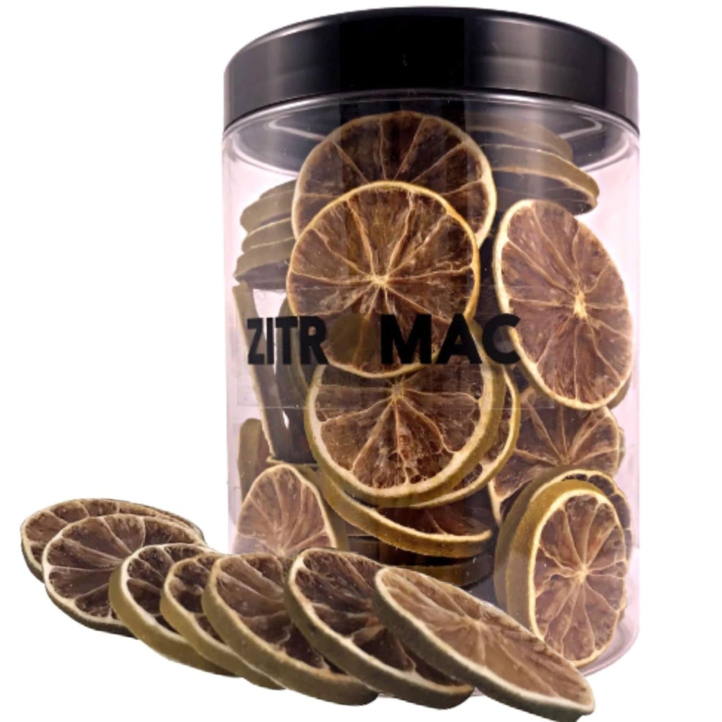 90g tørrede citronskiver|tørret frugt til cocktaildekoration|tørret citron som dekoration til jul, bagning, drinks, gin, gløgg, te|100% naturlig kvalitets citroner uden sukker Naty Shop dehydrerede produkter 90,0 gram