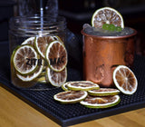 90g Tørret lime til cocktails. Sukkerfri tørret frugt til cocktails, dekorationer, gløgg, jul, drikkevarer, te 100 % naturlig tørret limeskiver Dehydrerede produkter Naty Shop