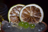 90g Tørret lime til cocktails. Sukkerfri tørret frugt til cocktails, dekorationer, gløgg, jul, drikkevarer, te 100 % naturlig tørret limeskiver Dehydrerede produkter Naty Shop