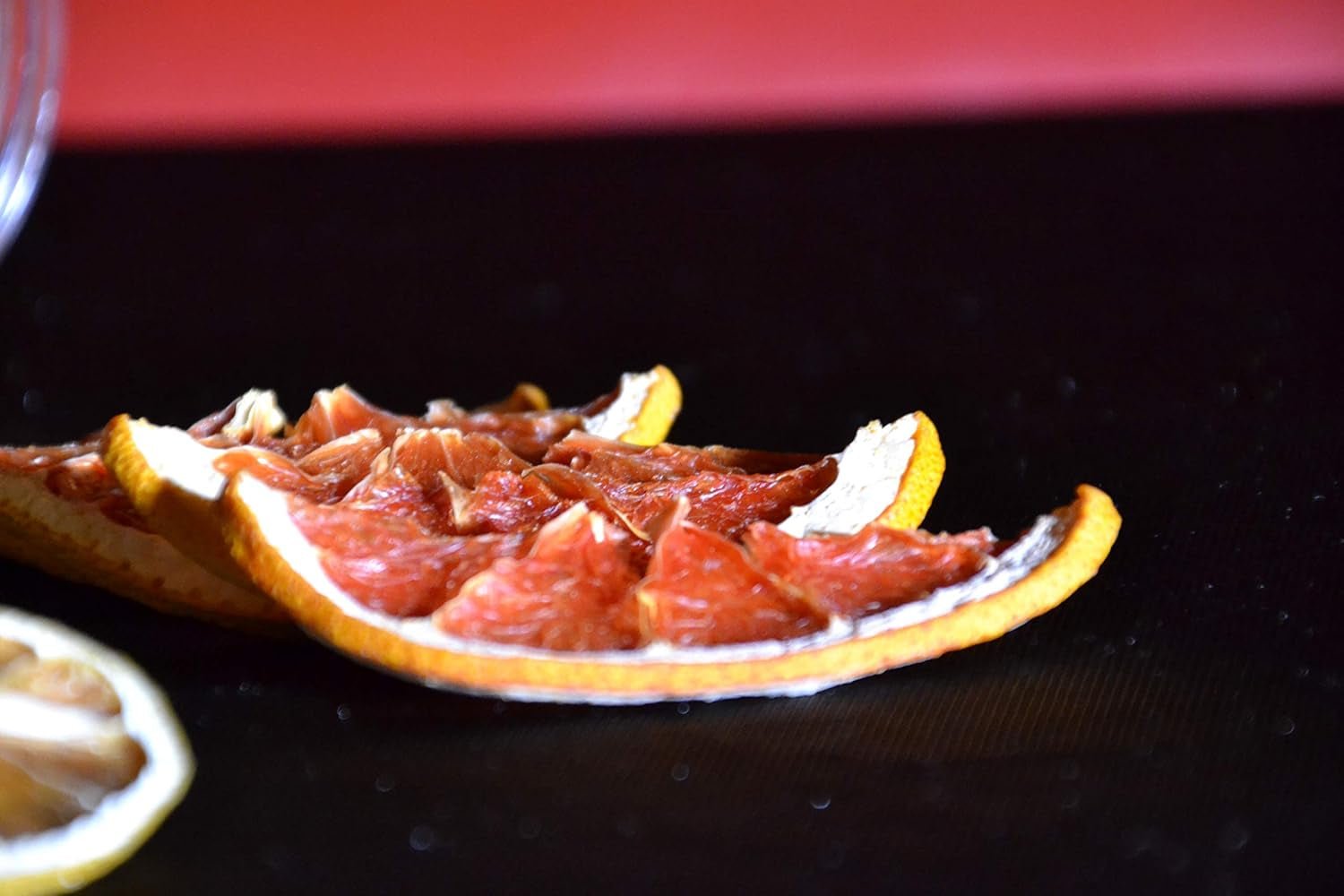 90gr Tørret grapefrugt til cocktails - Sukkerfri tørret frugt til cocktails, dekorationer, konfekture, jul, drinks - 100% Naturlig Tørrede skiver uden tilsætningsstoffer Tørrede produkter Naty Shop