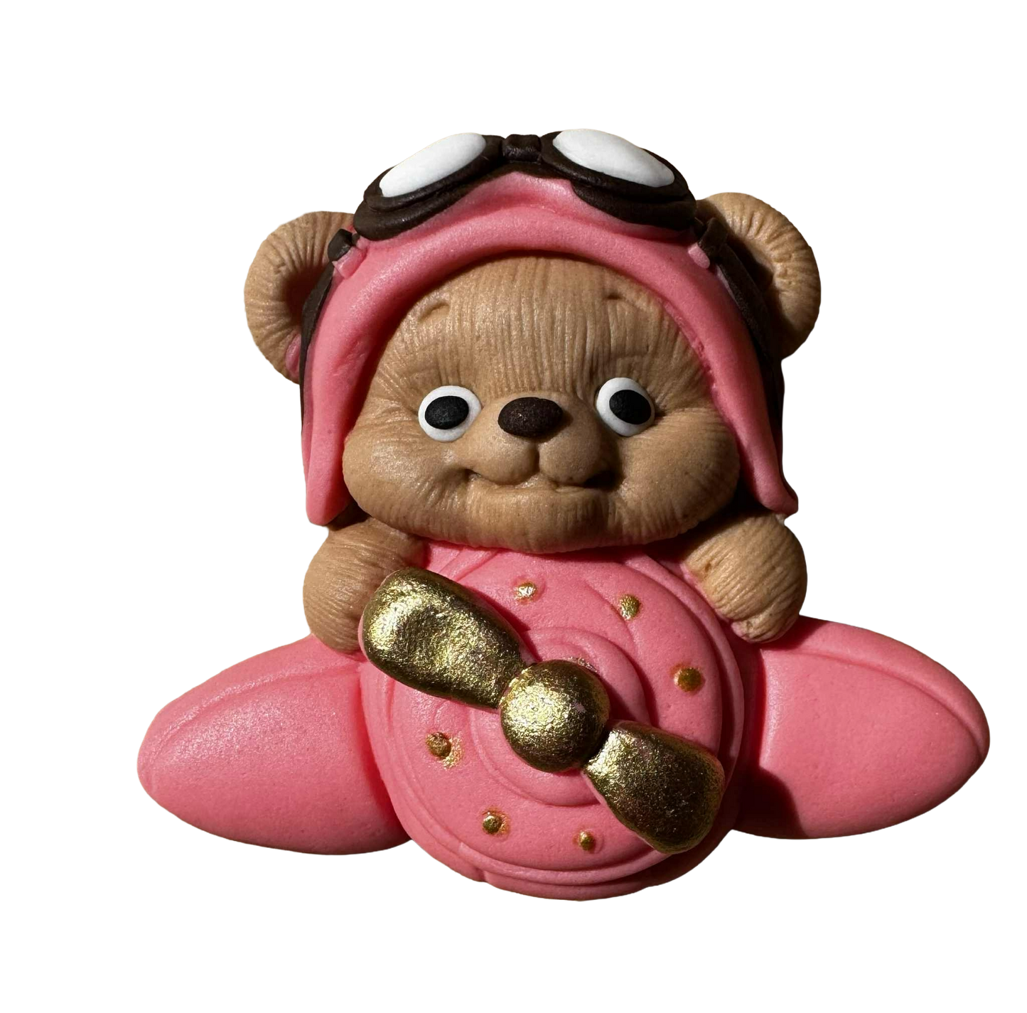 Spiselig dekoration, Bjørn i flyet Dekorationer fra Sugar Paste Nati Shop