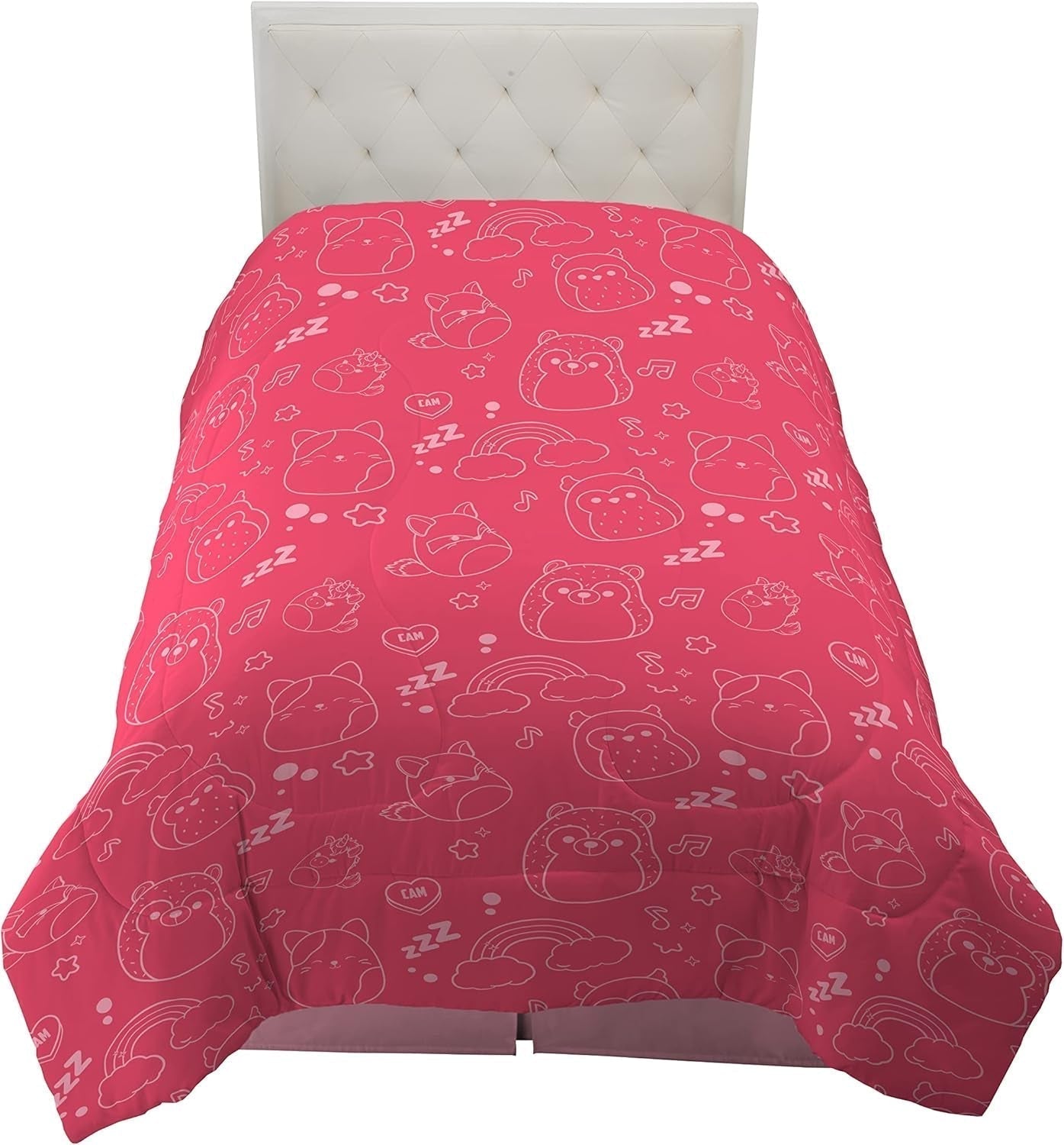Franco Squishmallows sengetøj, blødt mikrofiber, til dobbeltsenge Dyner og dyner Naty Shop