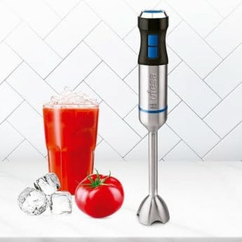Ufesa BP4762 Vario 1450 Max Standmixer, Leistung 1400 W, 20 Geschwindigkeiten + Turbo, Edelstahlgehäuse Und 4 Klingen, Ergonomisches Und Spritzwassergeschütztes Design, Inkl. Tilbehør, Bpa-Free Kitchen Naty Shop