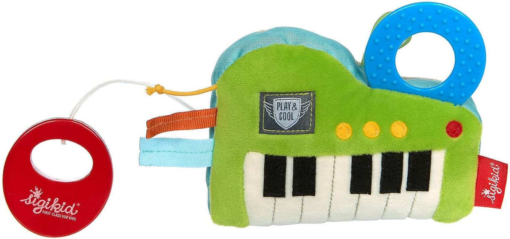 SIGIKID 42659 Music Box Keyboard Til Elise Play & Cool piger og drenge babylegetøj anbefales fra fødslen grøn/blå Legetøj Bebe Naty Shop Grøn/blå