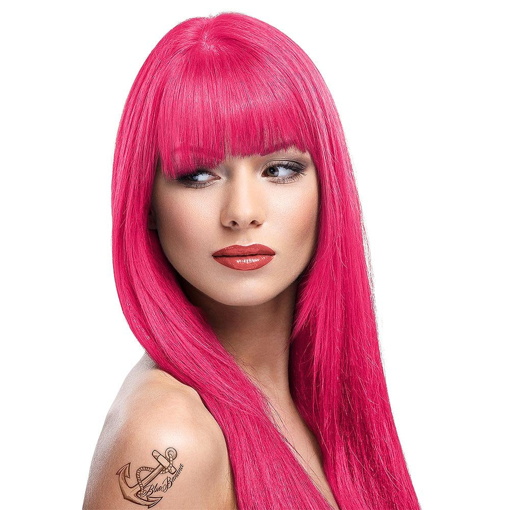 Vejledning semi-permanent hårfarve 88ml - Fluorescerende Orange Hårfarve Naty Shop Pink 88 Ml (1 pakke)