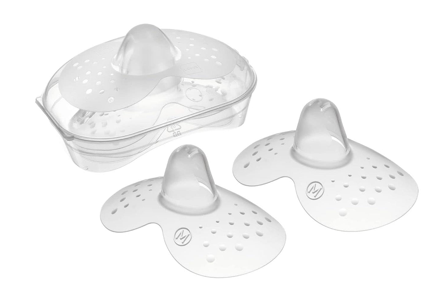 MOR | Brystbetræk - Sæt med 2 silikone ammeindlæg (størrelse L, 23 mm) Tilbehør Mad og amning Bebe Naty Shop 2 stk (pakke med 1)