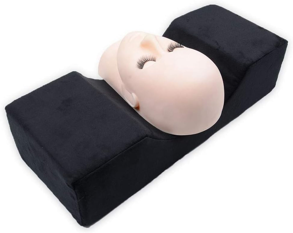 Whiteswan Eyelash Extension Ergonomisk buet Memory Foam Support Stue Pude Nakke Vipper Skønhed Makeup Pude Sovepude Nakkestøtte Cervikal Ortopædiske Puder Naty Shop