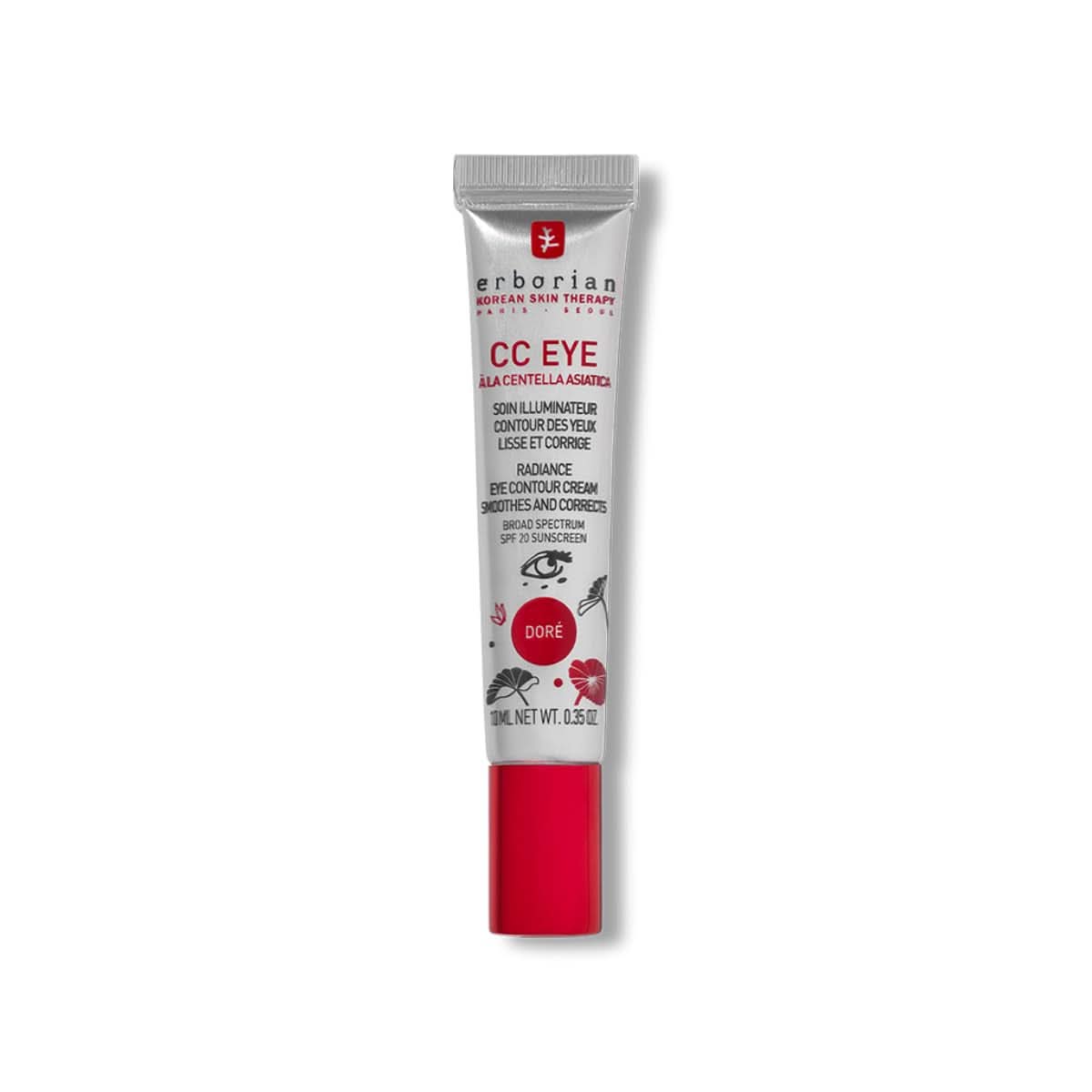 Erborian - CC Eye Cream Gold med Centella Asiatica - Eye contour corrector Kosmetik og skønhed Naty Shop Cc Eye Gold