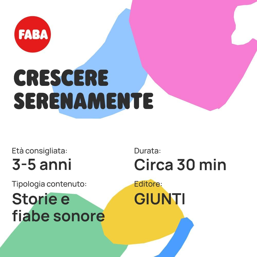 Lydfigur - Vokse lykkeligt - lydhistorier og eventyr 4-6 år, italiensk version, læringsindhold legetøj til drenge og piger Bebe Toys Naty Shop