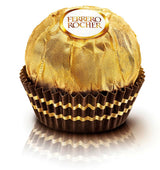 Ferrero Rocher - Sprøde og cremede hasselnøddepraliner - Valentinsdagsgave til ham og hende - 16 pakker med 4 individuelle praliner