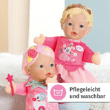 BABY født til babyer Gebyr Blød kropsdukke med fingerlommer i armene 26 cm høj hånddukke 834695 Zapf Creation