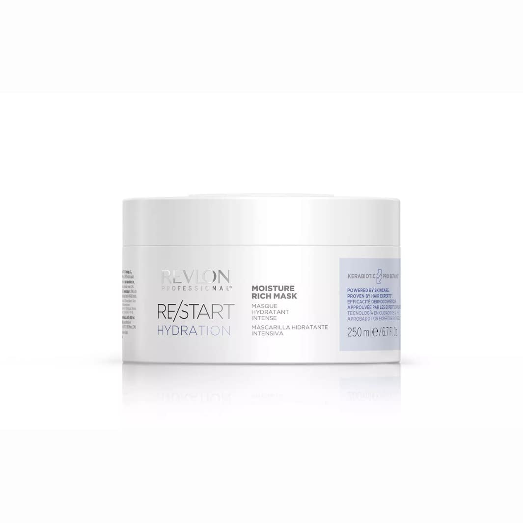 RE/START Hydration Moisture Rich Mask 250ml Hydrating Hair Mask til tørt hår Langvarig Rich Care Mask Regenererende Anti-Frizz Hair Mask Naty Shop Hair Mask Standard titel