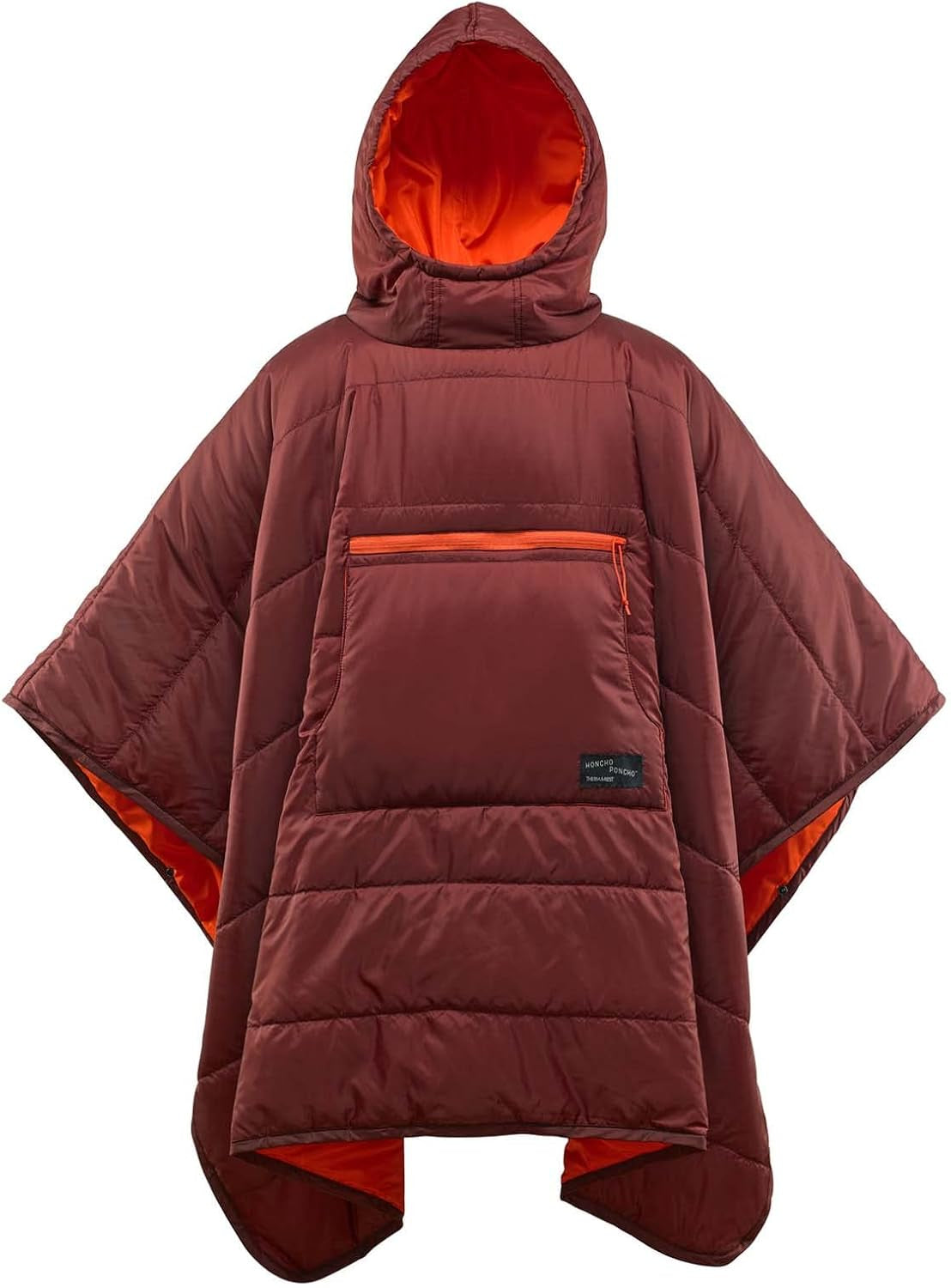 Therm-A-Rest Unisex Honcho Poncho Bærbart hættetæppe Bærbart hættetæppe Senge og tæpper Therm-a-Rest Rød/Udflugt, ensfarvet (Getaway Solids) One Size