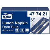 Tork Linstyle 509542 sorte cocktailservietter, 1/4 fold, 1 lag, 23,8 x 23,8 cm, 1 x 100 servietter