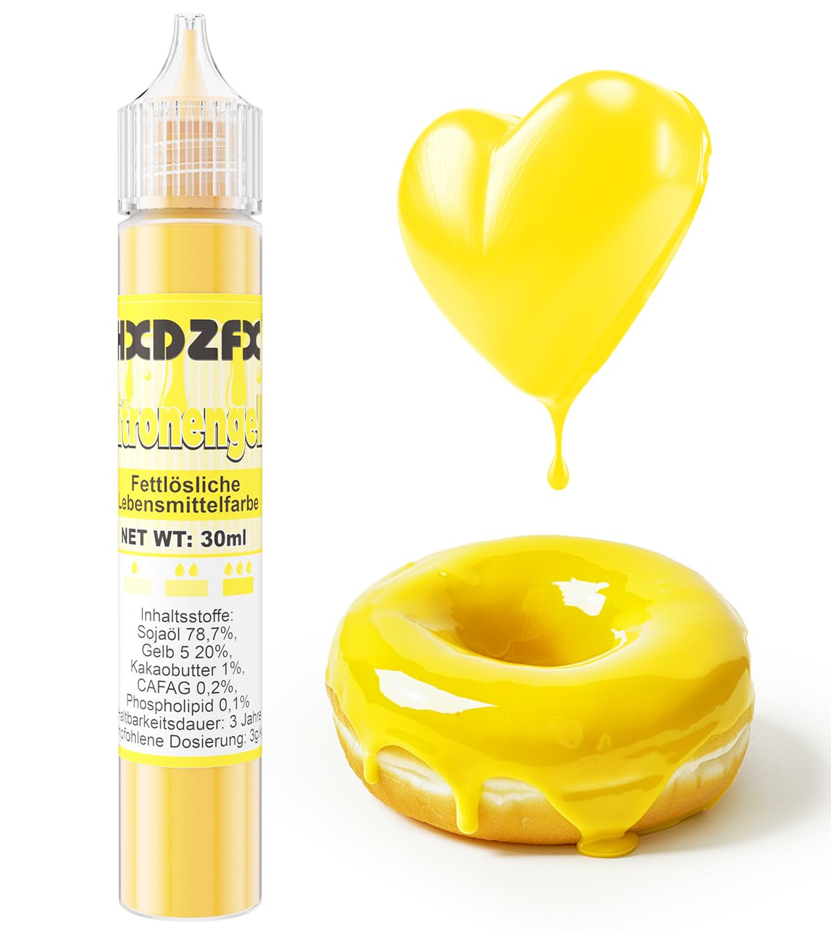 Fedtopløselig madfarve - 30 ml koncentreret oliebaseret madfarve til chokolade madfarvesæt til kagedekoration, fondant, smørcreme, bagning, håndværk (marineblå)