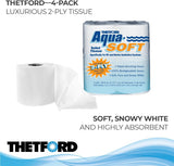 03300 Aqua-Soft toiletpapir, 2 lag, 4 ruller