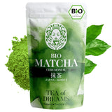 Økologisk Matcha-pulver til te og Matcha Latte - Premium ceremoniel kvalitet fra Japan - Original Kissui grøn te - 30g