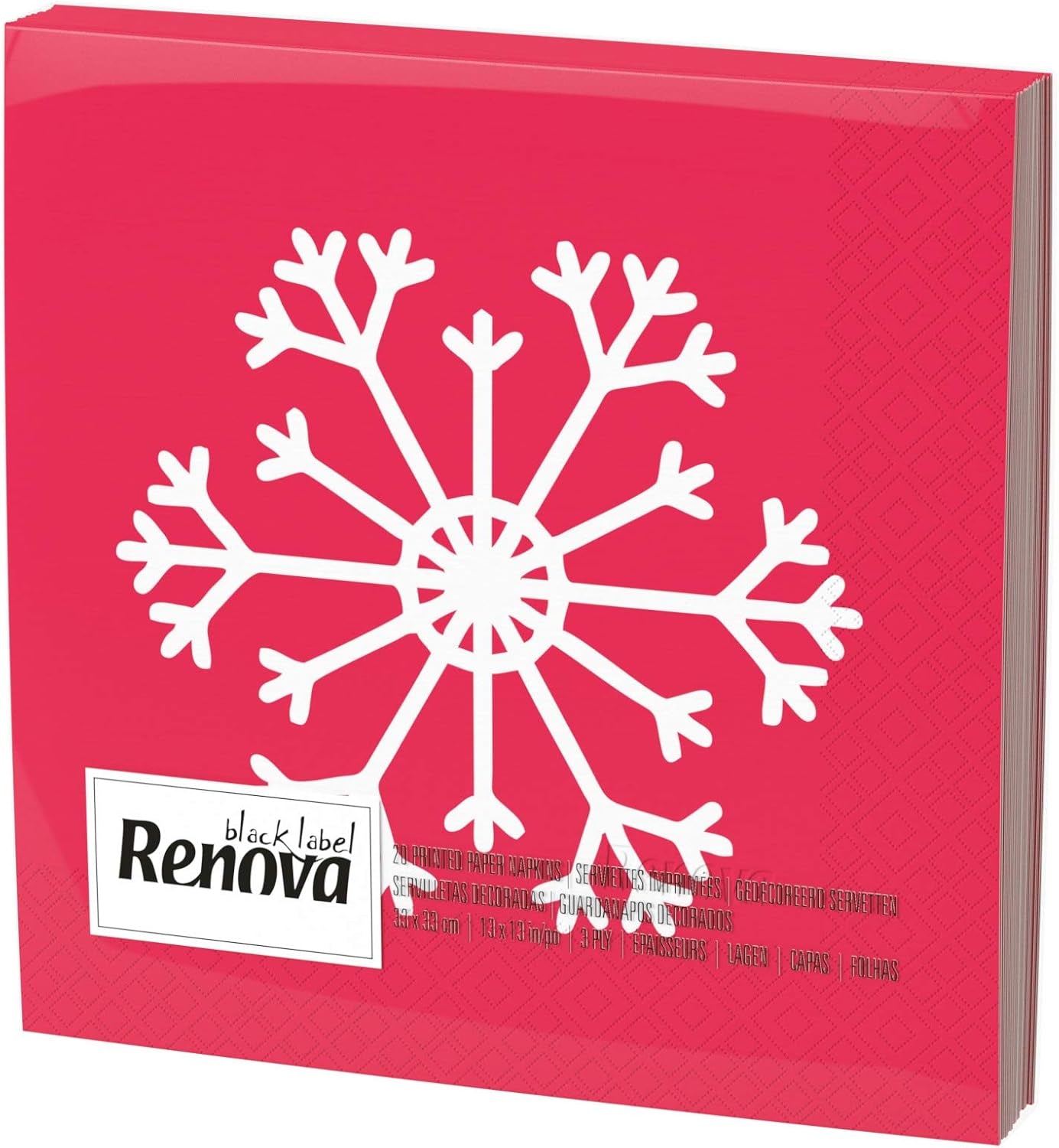 Renova Papirservietter, Jul, 20 stk., 110 G