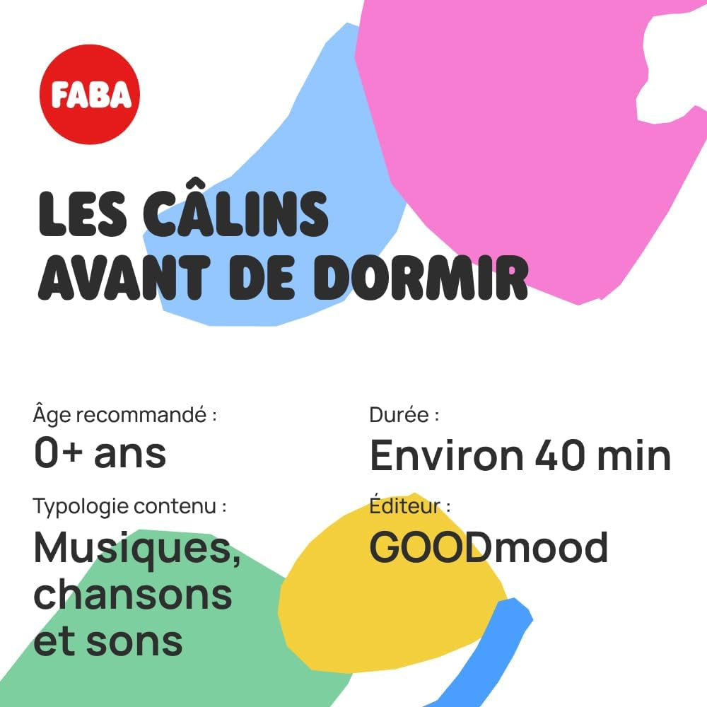 FFF30005 Figur med lyd, Les Câlins Avant de schlafen, M Jucarii Bebe Naty Shop