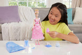 Mattel Disney Princess Toys Askepot modedukke med 2 outfits, 9 tilbehør, 2 toppe med clips og 2 nederdele. 2 i 1 historier inspireret af Disney-filmen, JCR95