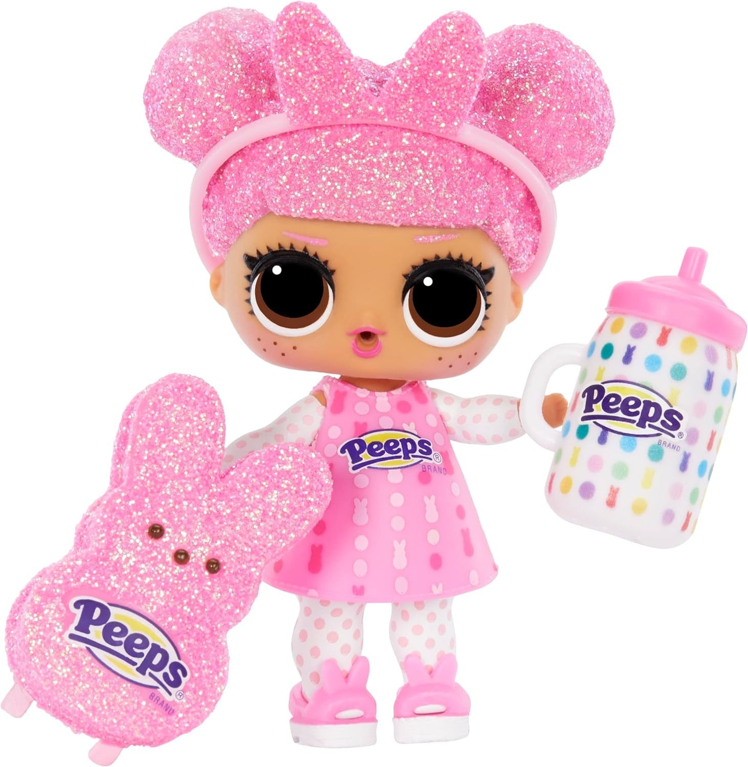 L.O.L. Overraskelse! Loves Mini Sweets Peeps - Cute Bunny - Limitierte Auflage mit Frühlingsthema - Sammlerpuppe mit 7 Überraschungen - Für Mädchen, Jungen und Sammler ab 4 Jahren