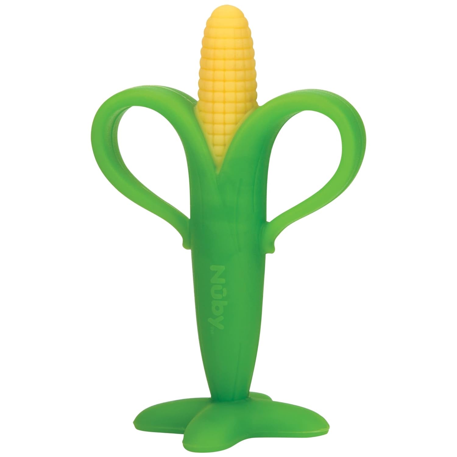 Nuby - Corn Cob Teething Aid - 3M+, Multicolor