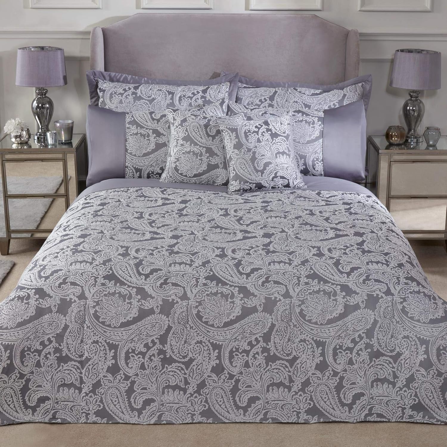 Hertugindedyne til king-size seng, 100% polyester, cremefarvet Senge og dyner Emma Barclay sølv Super King